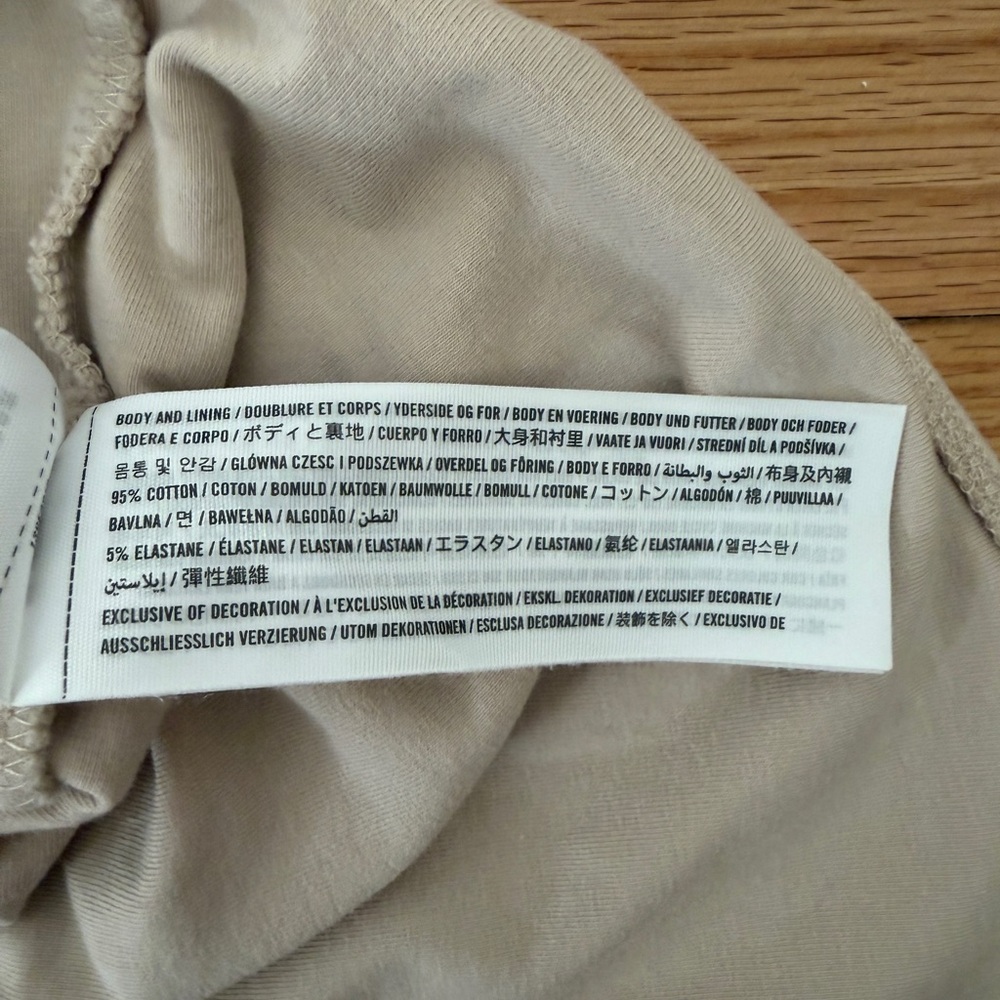 Abercrombie Tan/Brown Thong Bodysuit Size Medium - Picture 5 of 6